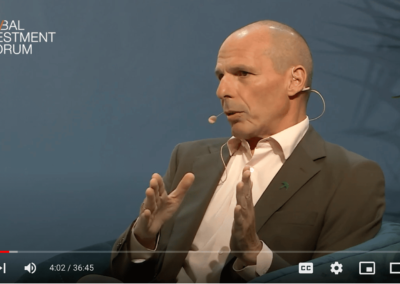 Yanis Varoufakis at the 2022 Global Investment Forum