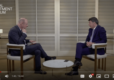 Matteo Renzi interview at the Global Investment Forum 2022