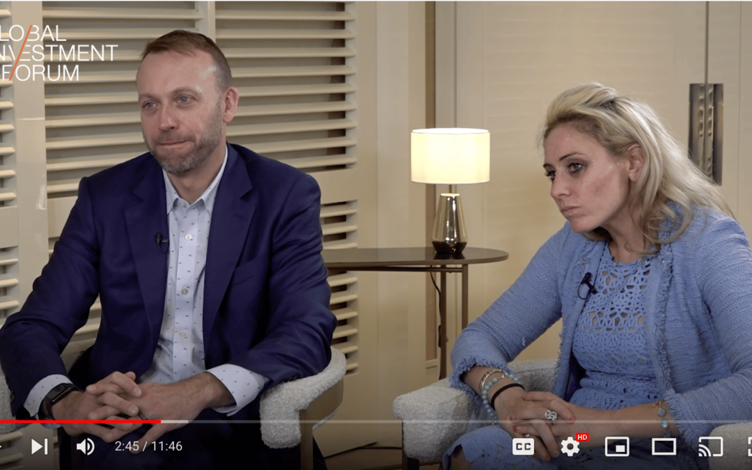 Ellie Rubenstein and Ross Iverson (Manna Tree) interview at the Global Investment Forum 2022