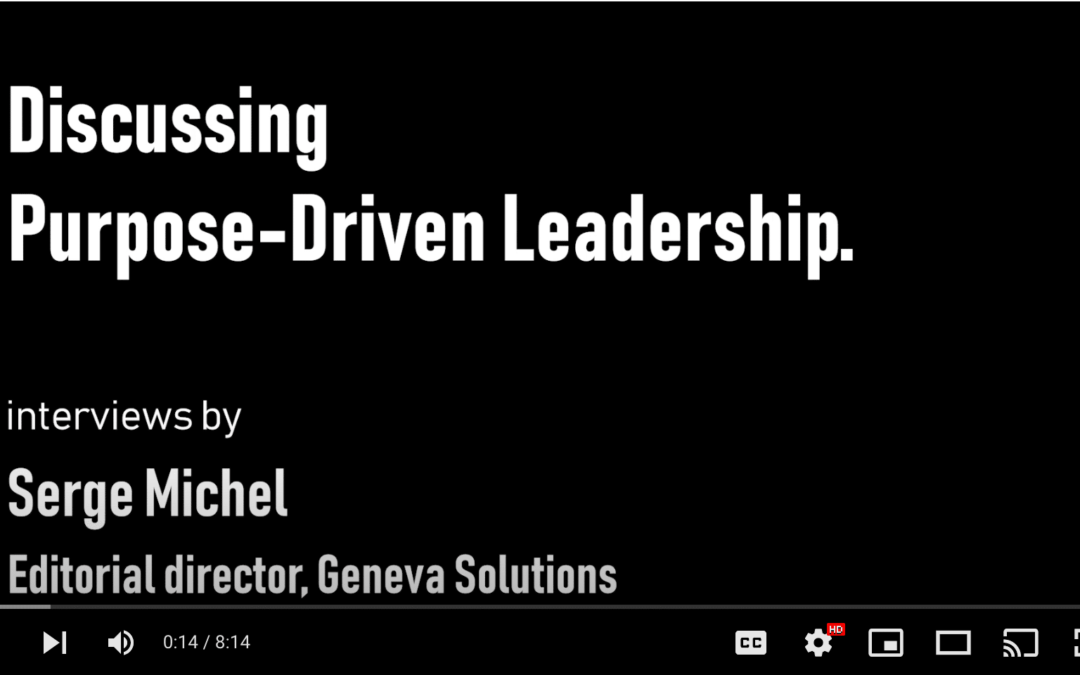 Discussing purpose-driven leadership at the 2022 Global Investment Forum