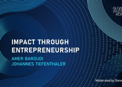 Founders Talk: Making Impact and Delivering Returns in Impact Startups at the Forum